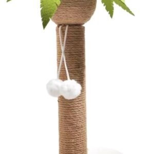 Cat Climbing Frame Cat Scratching Post Coconut Tree Cat Climbing Frame Cat Scratching Board Vertical Durable Non-Shedding Cat Toy Cat Climber(Medium)
